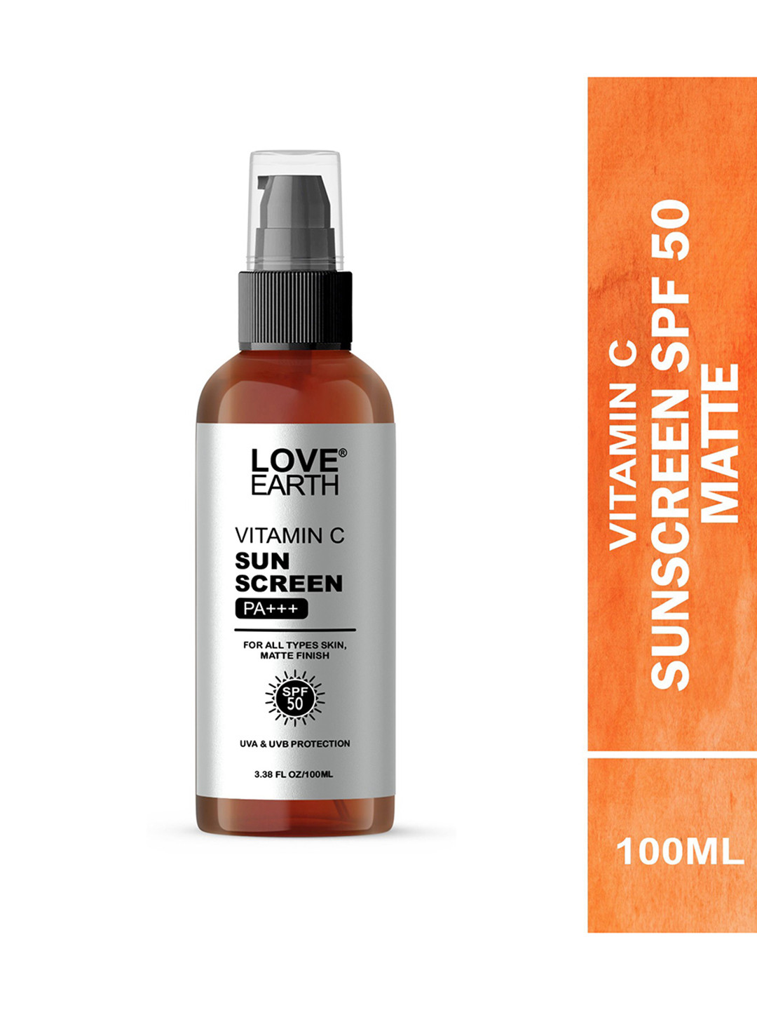 LOVE EARTH Vitamin C Sunscreen SPF-50 - 50ml