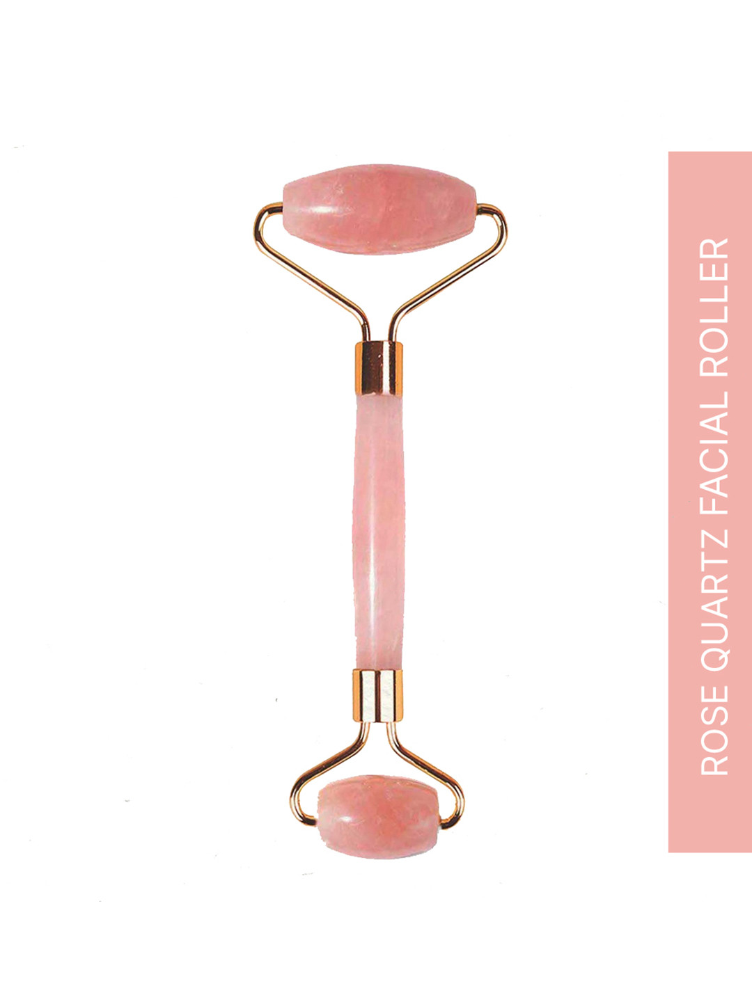LOVE EARTH Rose Quartz Face Roller Massager