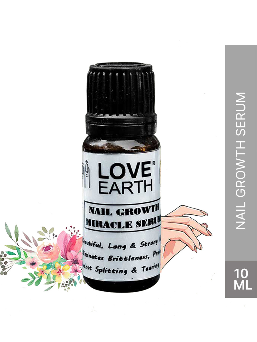 LOVE EARTH Nail Growth Miracle Serum with Vitamin C & Aloe Vera - 10 ml