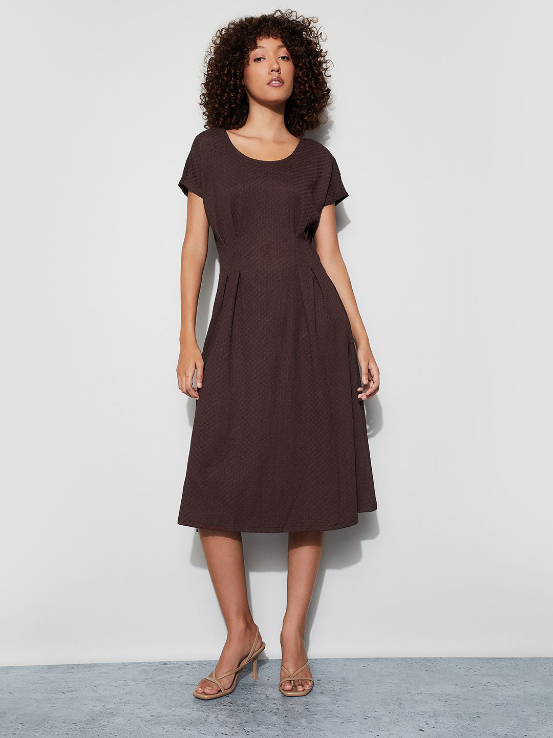 CODE by Lifestyle Fit & Flare Midi Dress