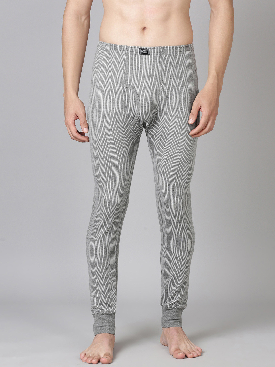 DIXCY SCOTT Men Originals Four-Way Stretch Ribbed Thermal Bottoms