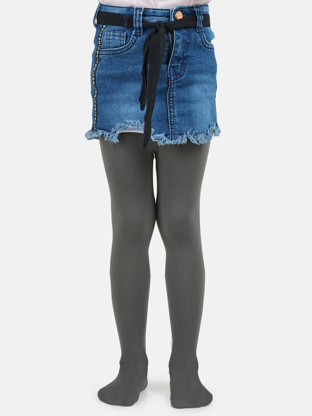 N2S NEXT2SKIN Girls Stretch Fit Thigh-High Sheered Stockings