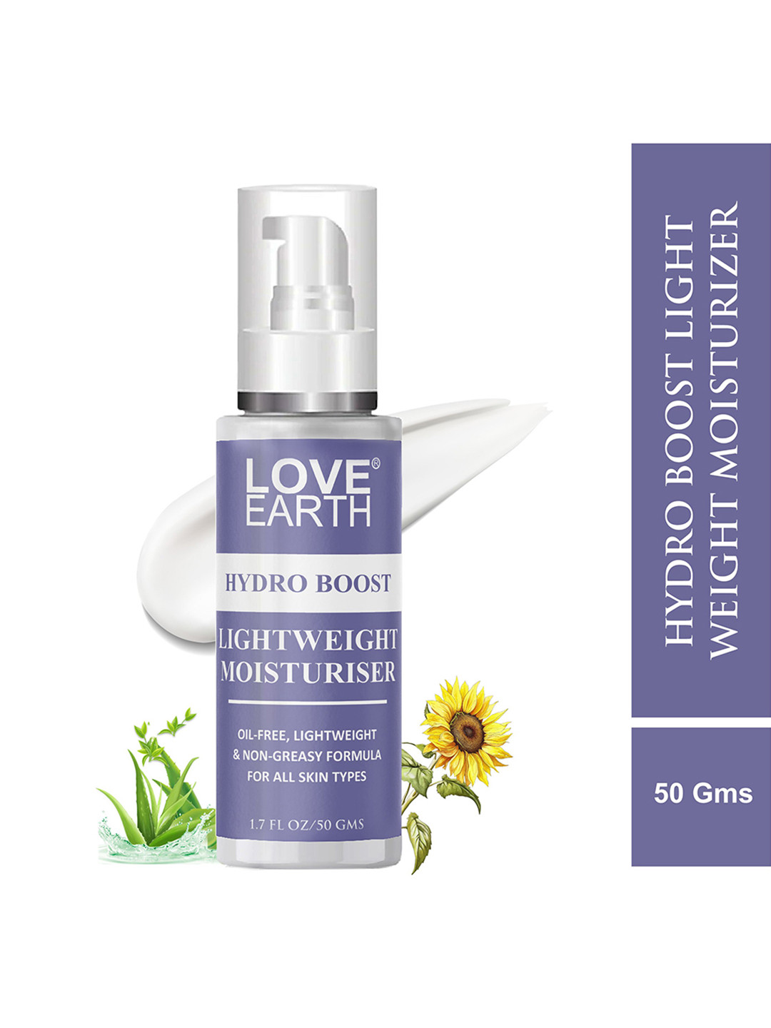 LOVE EARTH Hydro Boost Lightweight Moisturizer - 50g