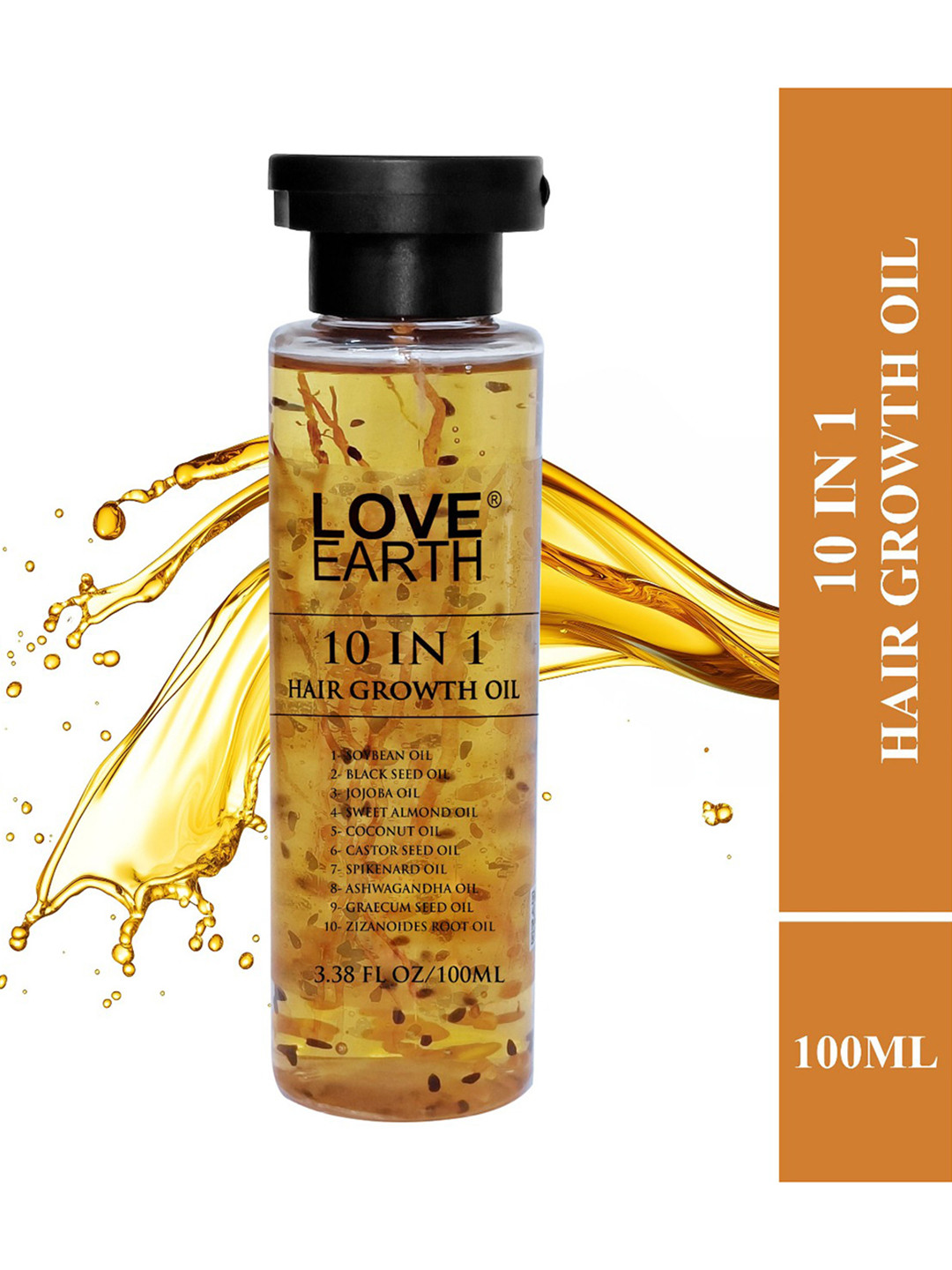 LOVE EARTH 10-In-1 Hair Growth Oil - 100ml