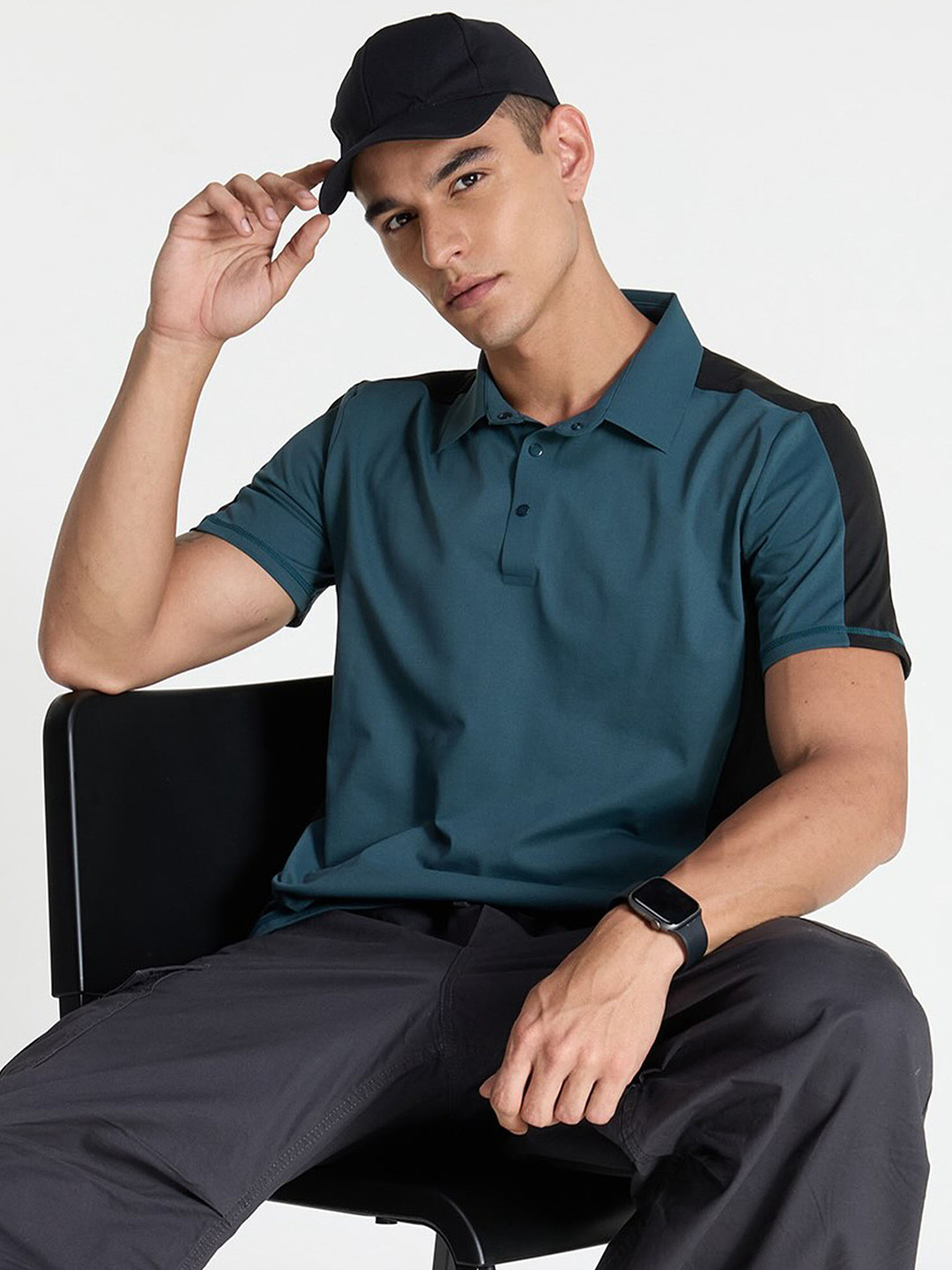 CAVA Contrast Bonded Polo T-shirt
