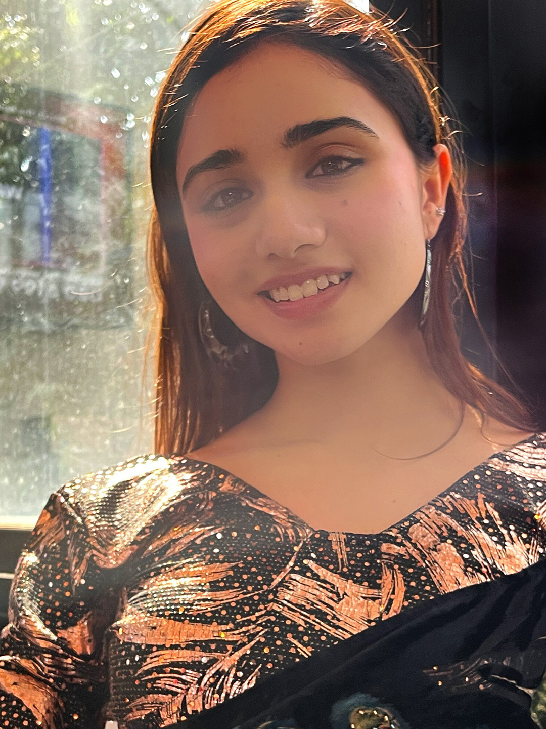 Bindigasm's Advi Embellished Square Neck Saree Blouse