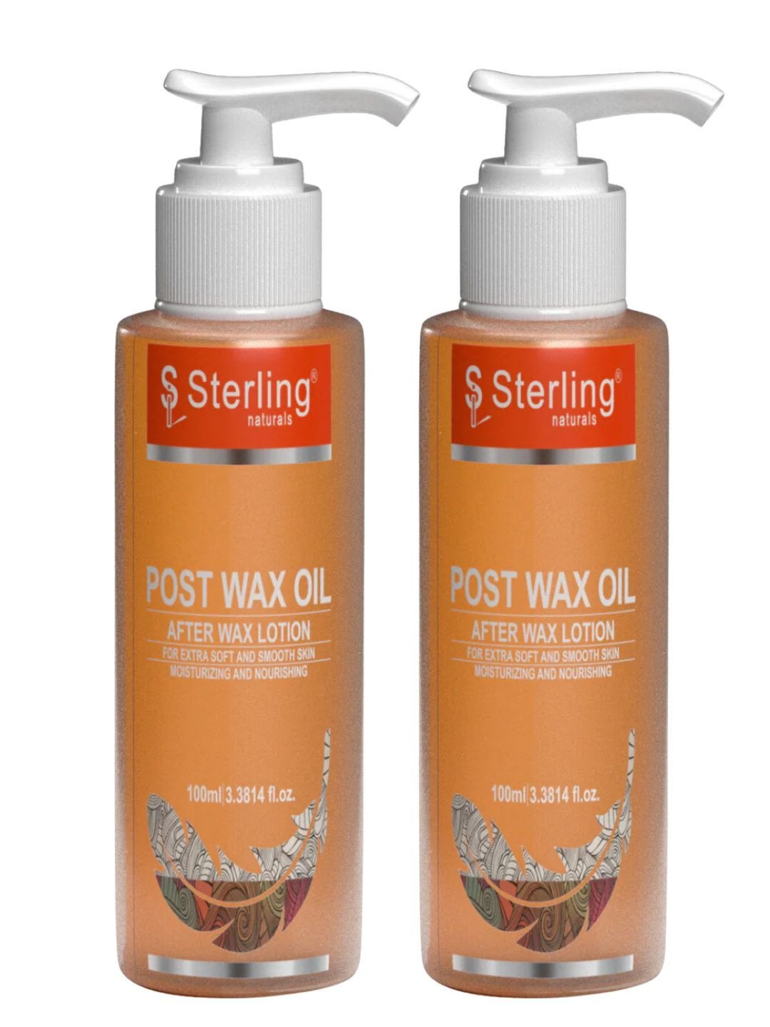 Sterling Naturals Set Of 2 Post Wax Nourishing Oil - 100 ml Each