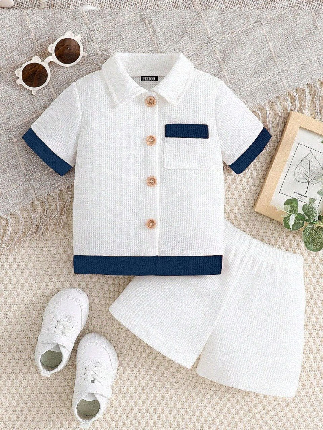 Greenland Ecostrwz Unisex Kids Shirt with Shorts