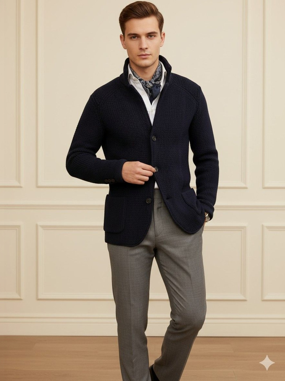 Mast & Harbour Long Sleeeves Cardigan Sweater