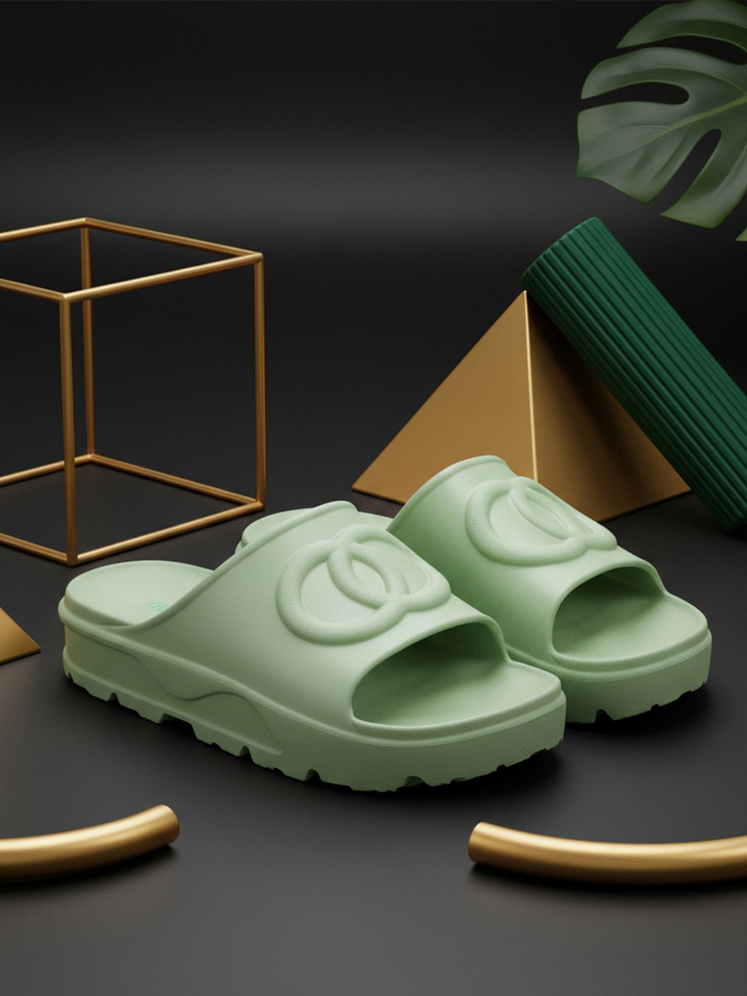 Hoppa Stella Mint Women'S Slides