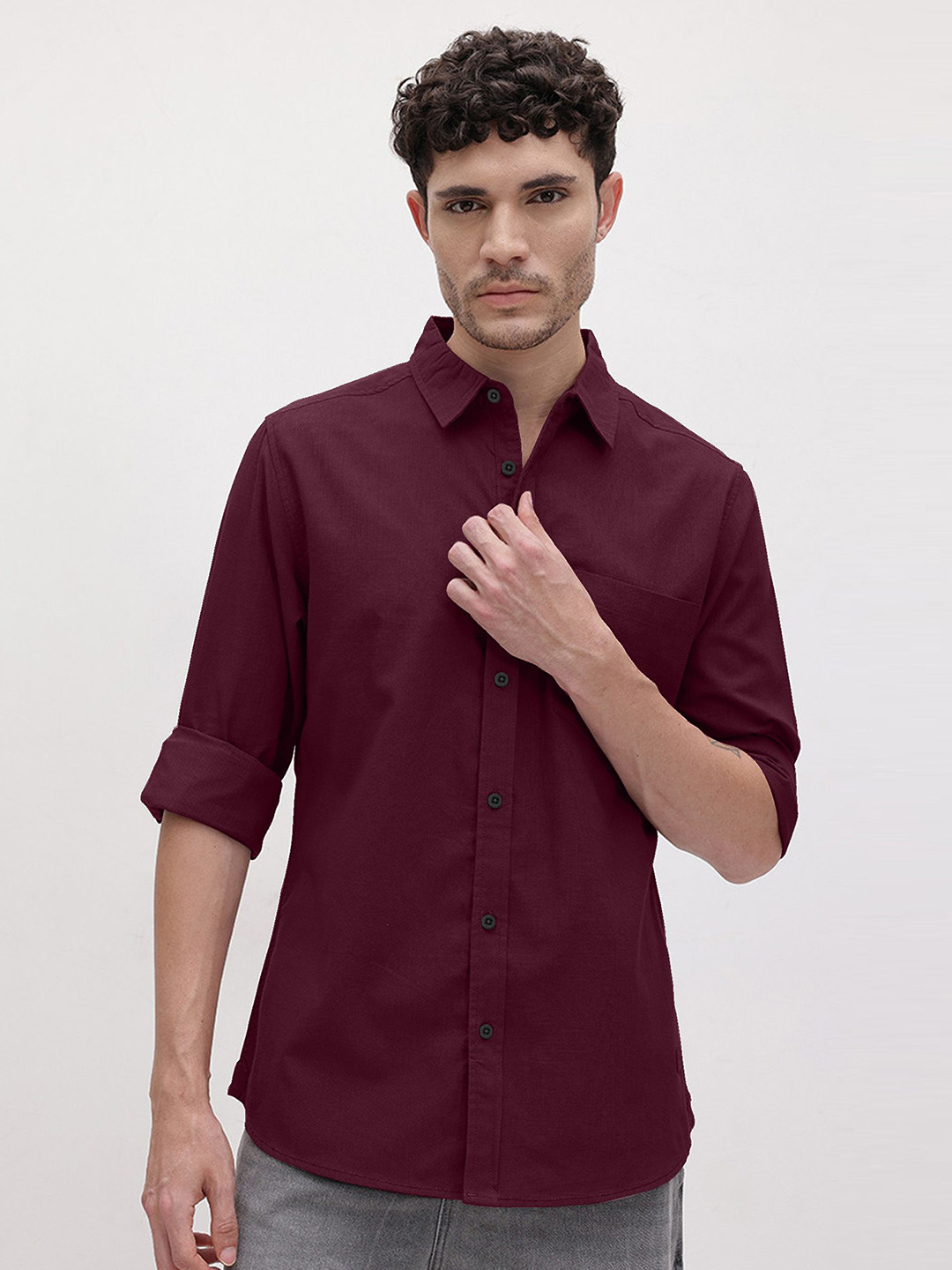 SZN Men Standard Casual Shirt