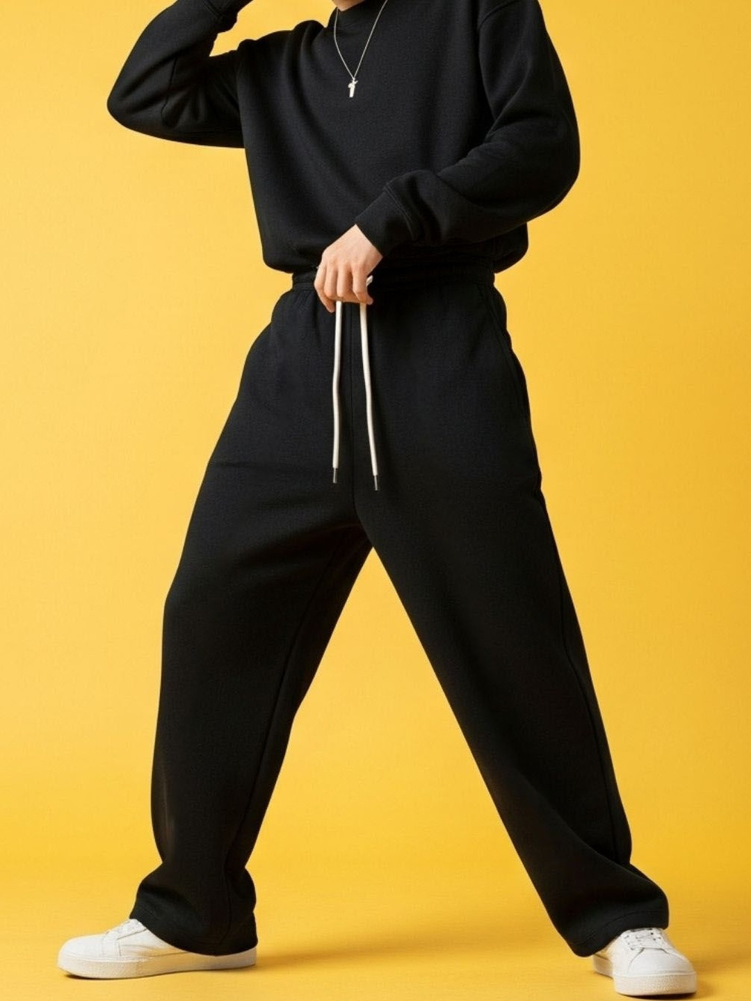 CLOTH N CODE Men Relaxed Loose Fit Trousers