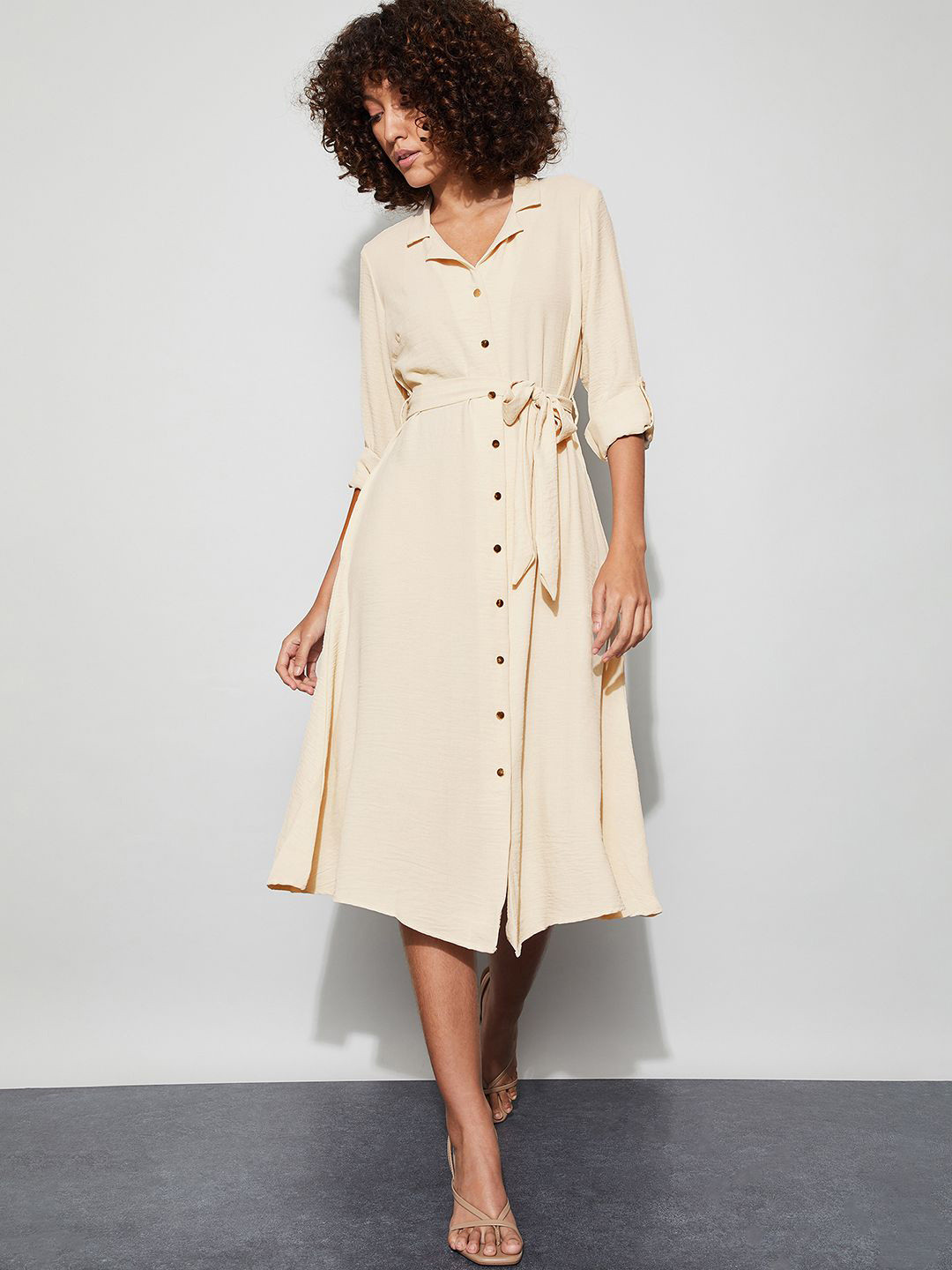 CODE by Lifestyle Shirt Midi Dress