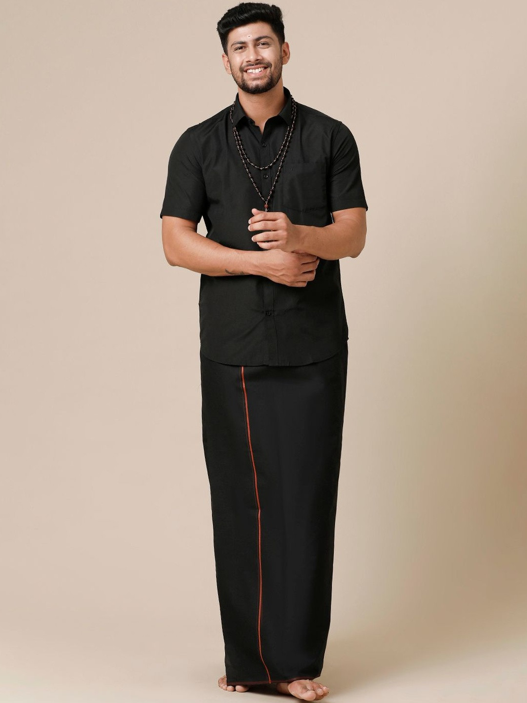 Ramraj Men Shirt with Dhoti Pants