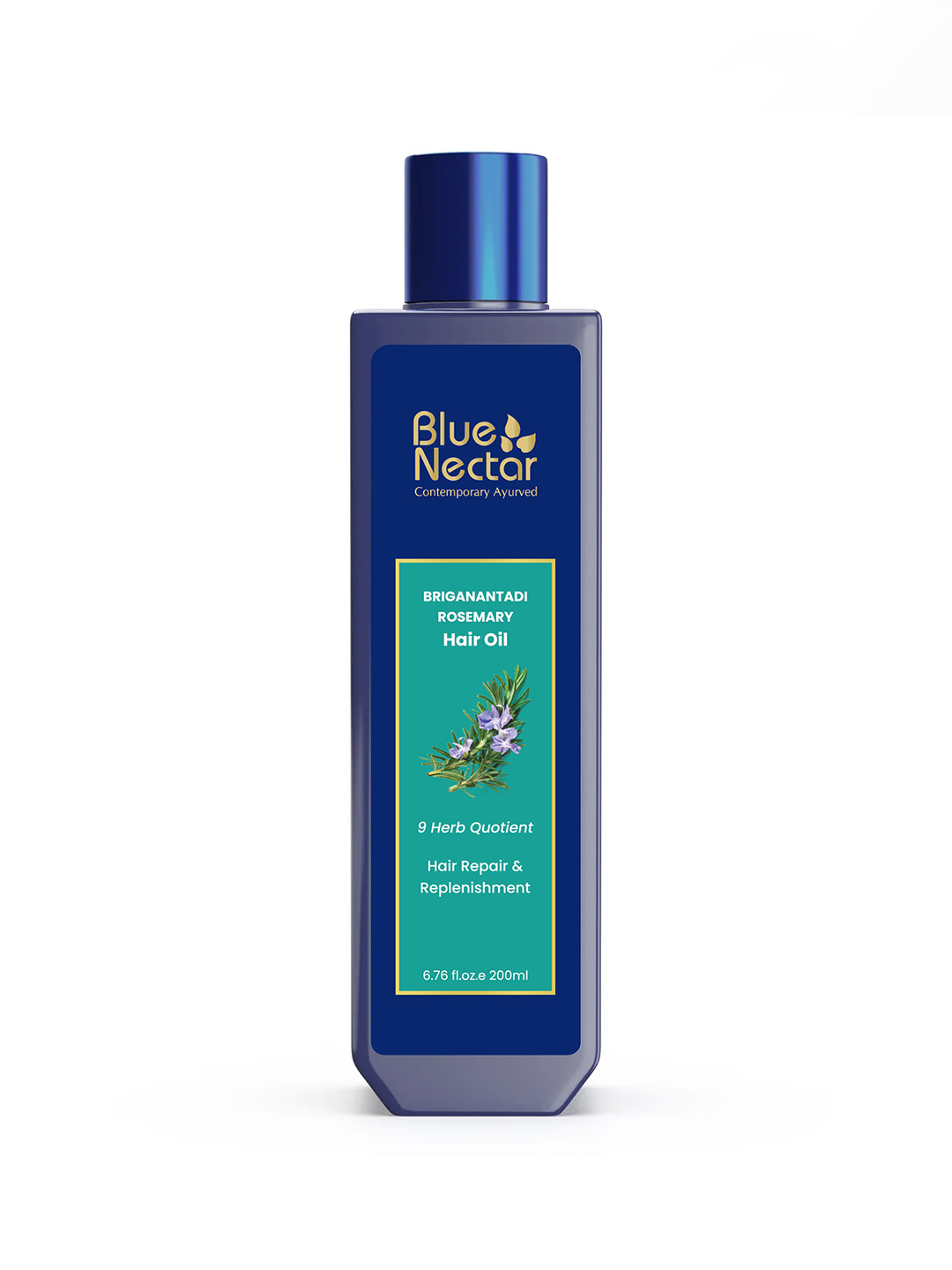 Blue Nectar Briganantadi Hair Repair & Treatment Hair Oil 9 Herbs - 200 ml