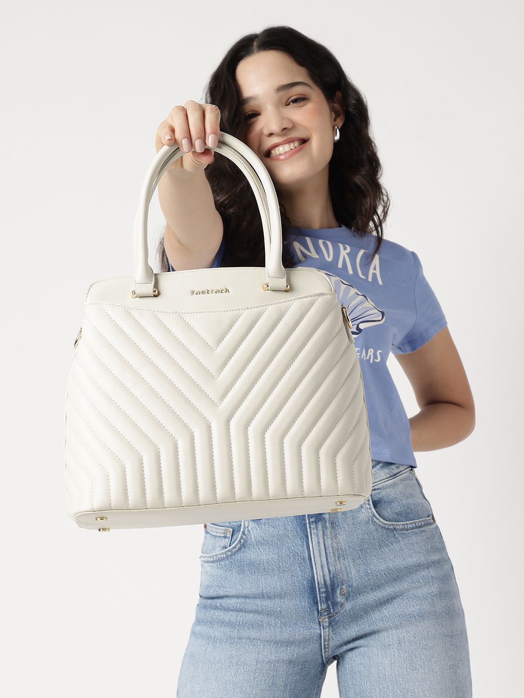 Fastrack Power Lines Quilted Satchel