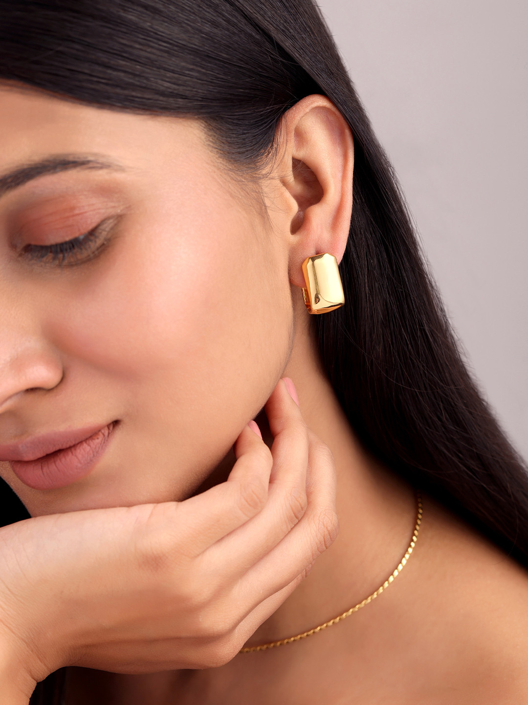 Sucra Women 14Kt Real Gold Plated Arcadia Earrings