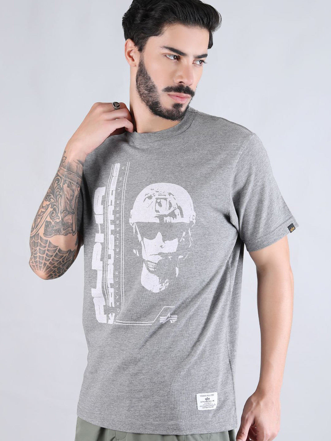 ALPHA INDUSTRIES Unisex Printed T-shirt