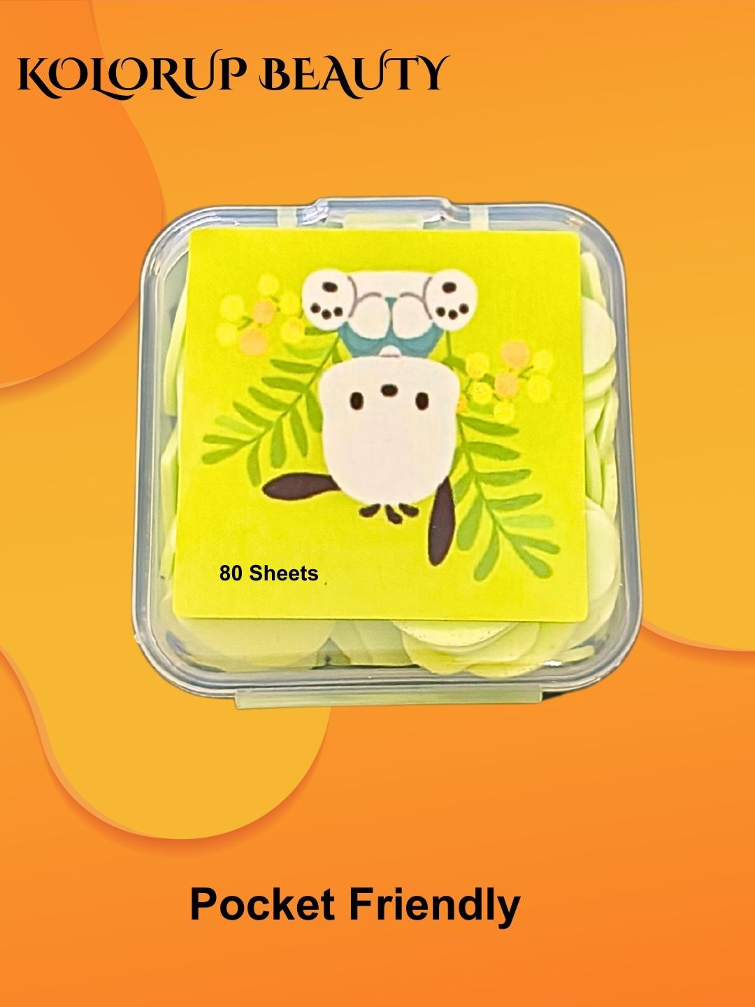 KOLORUP BEAUTY Alcohol-Free Hand Wash Paper Soap With 80 Sheets