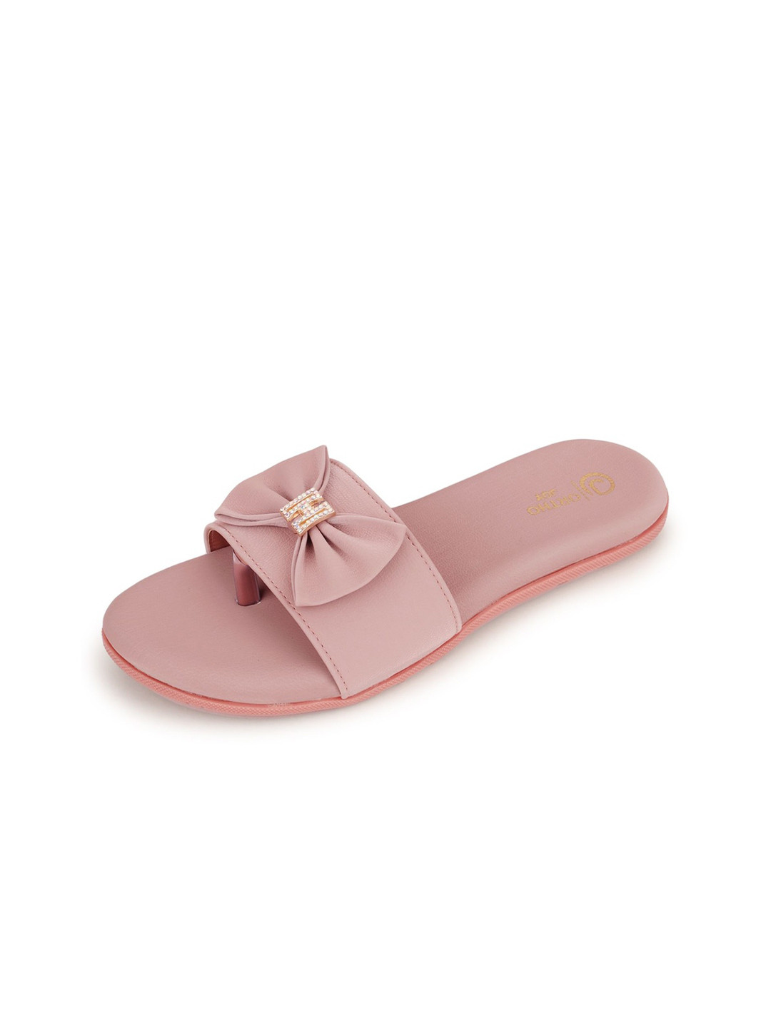 ORTHO JOY Women Embellished Open Toe Flats with Bows