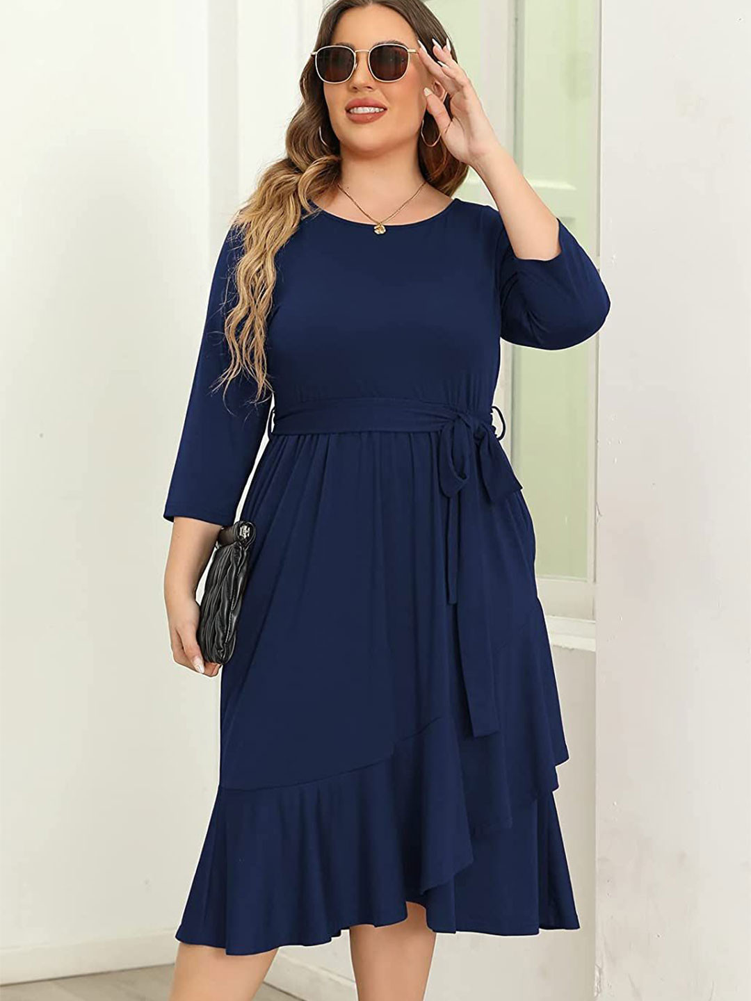 TASHVIKA'S Fit & Flare Midi Dress