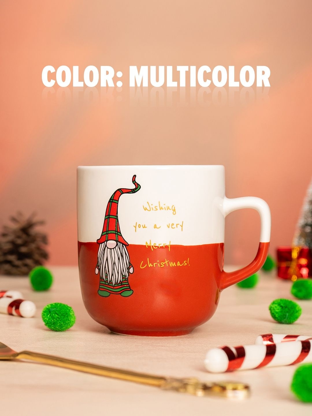 The Zappy Box Graphic Printed Ceramic Glossy Core Set of Cups and Mugs