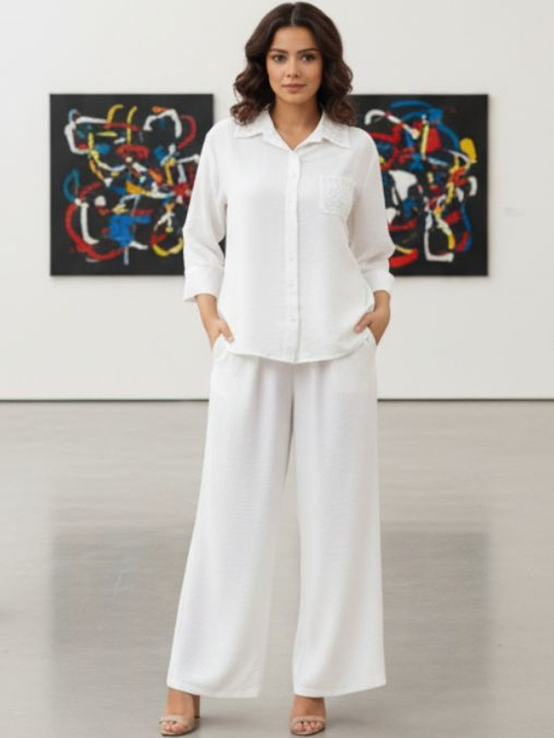 MARC LOUIS Shirt With Trousers Co-Ords