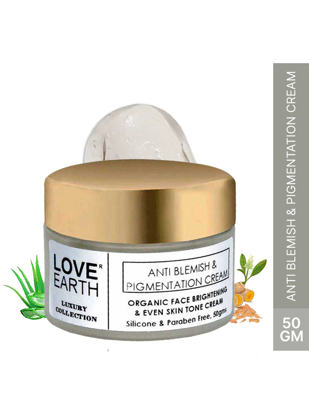 LOVE EARTH Anti-Blemish & Anti-Pigmentation Cream with Vitmain E - 50 g