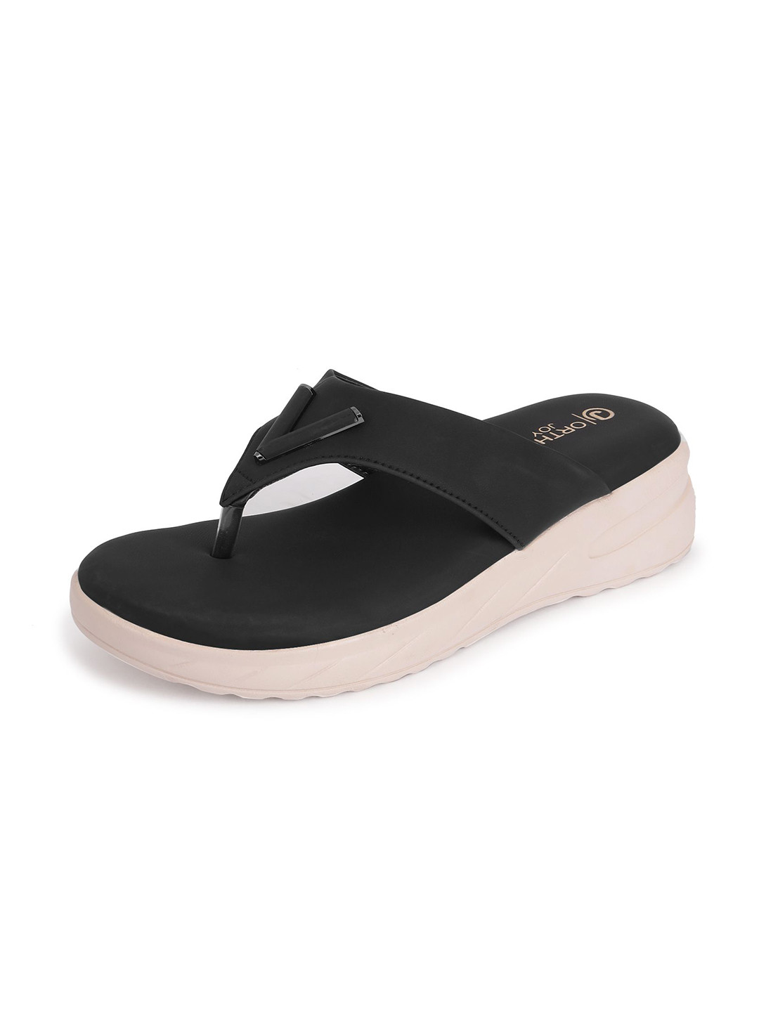 ORTHO JOY Women Extra-Soft Comfortable T-Strap Flats