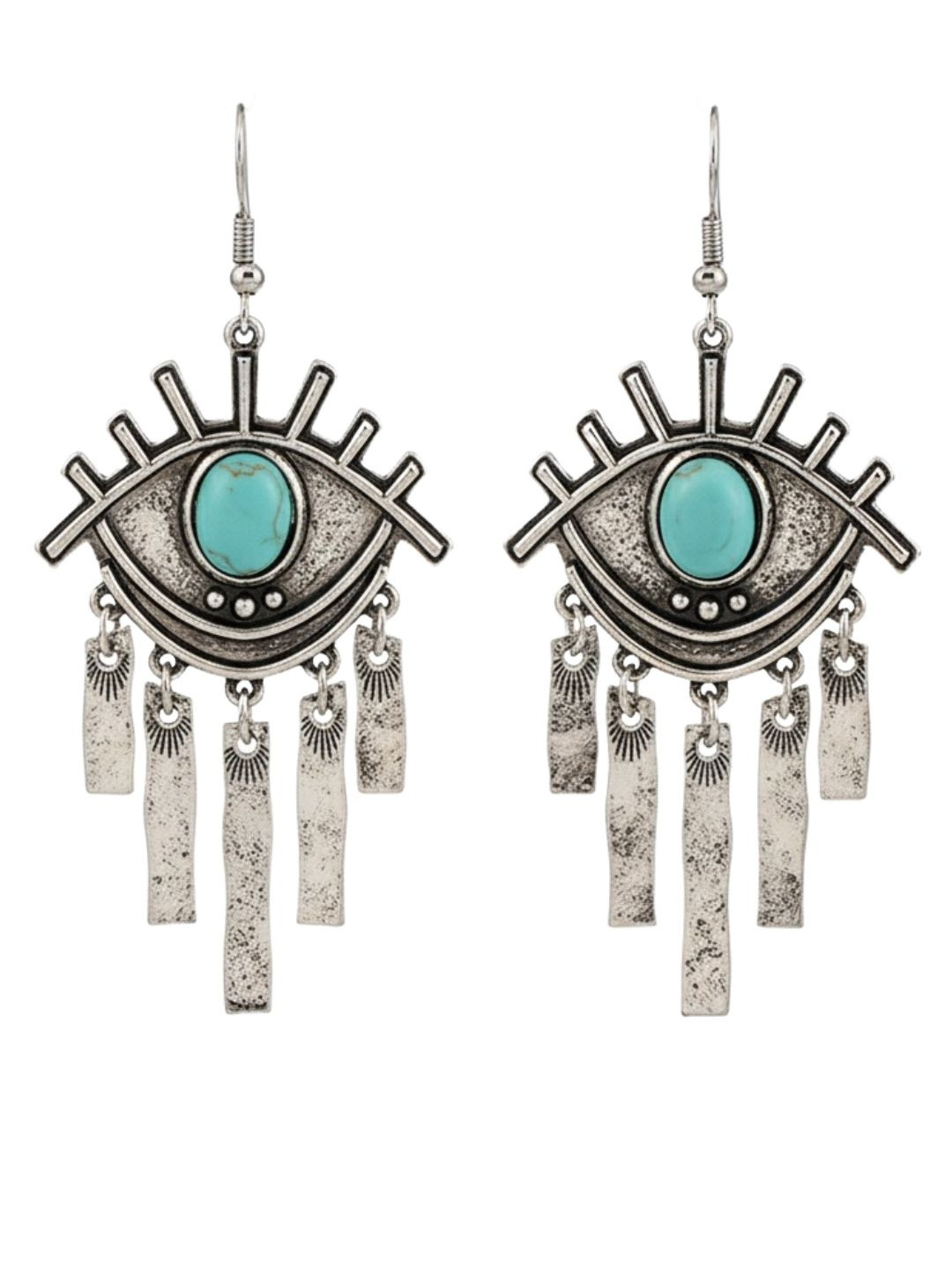 Young & Forever Geometric Drop Earrings