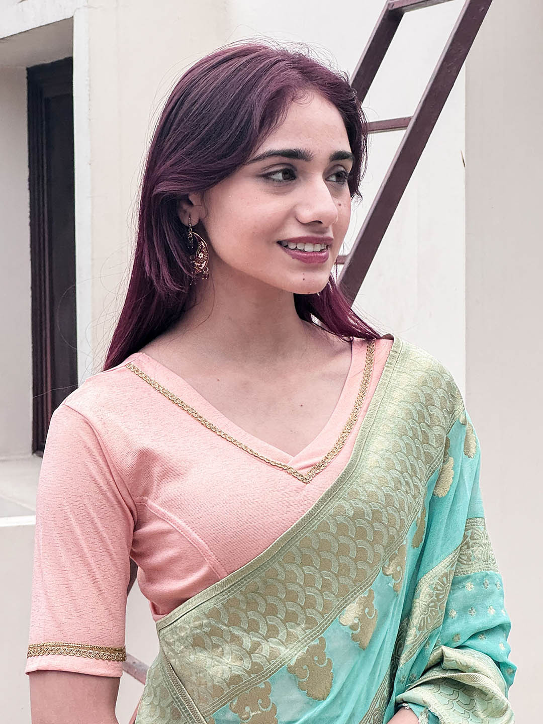 Bindigasm's Advi Stretchable Slip On Blouse