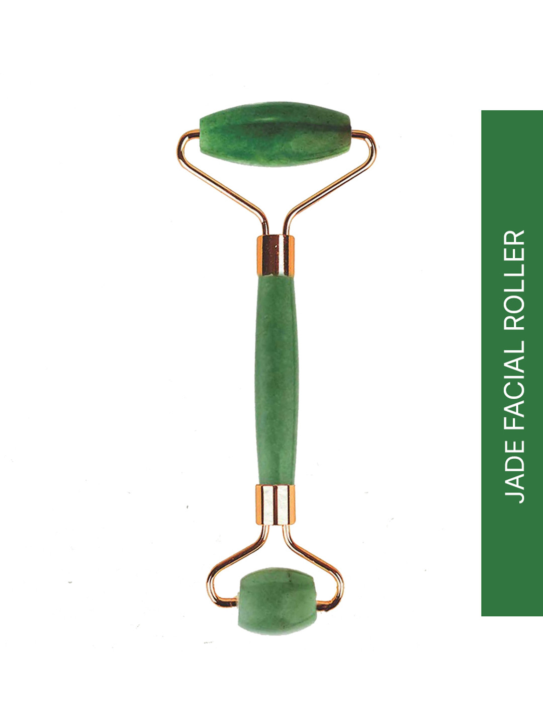 LOVE EARTH 100% Real Jade Face Roller Massage Tool for Acne Marks & Dark Circles