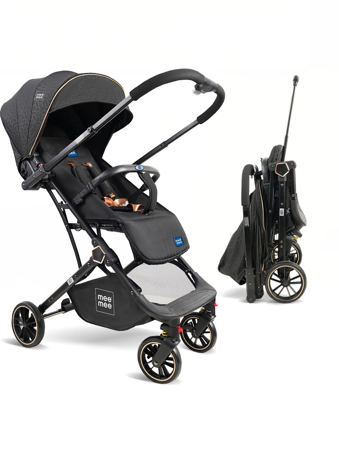 MeeMee Kids Jet Set Foldable Baby Stroller for 0-3 Years