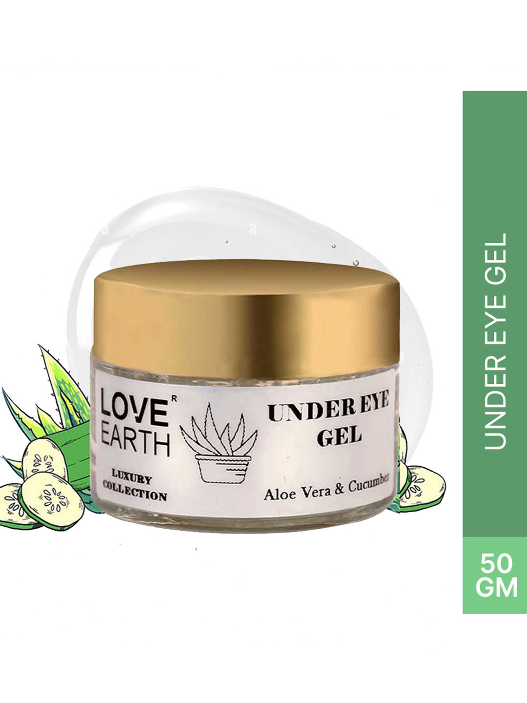 LOVE EARTH Organic Under Eye Gel 50gm