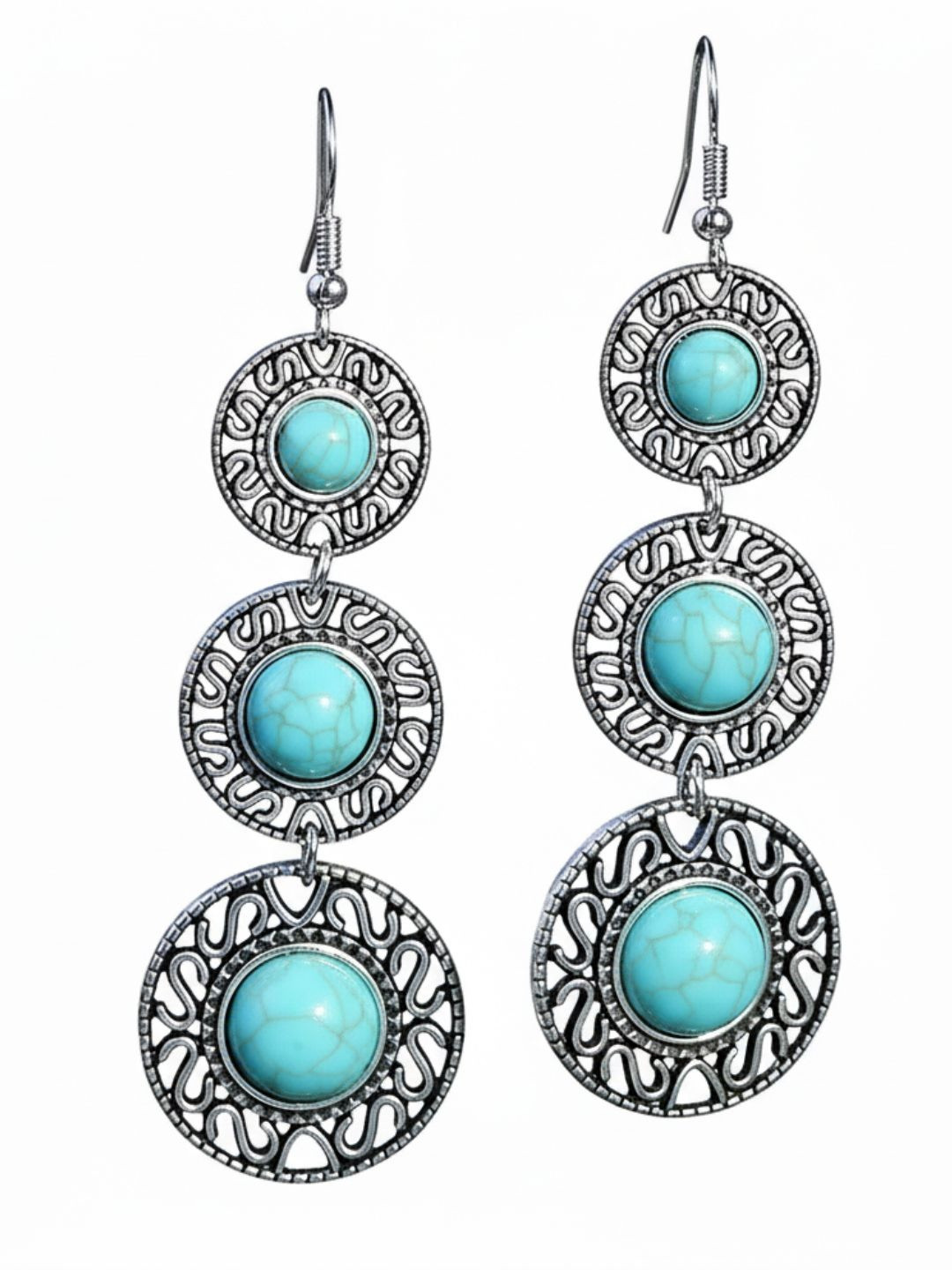 Young & Forever Circular Drop Earrings