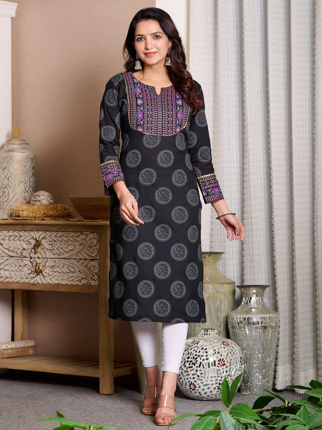 MISAYL Women Floral Printed Floral Kurta