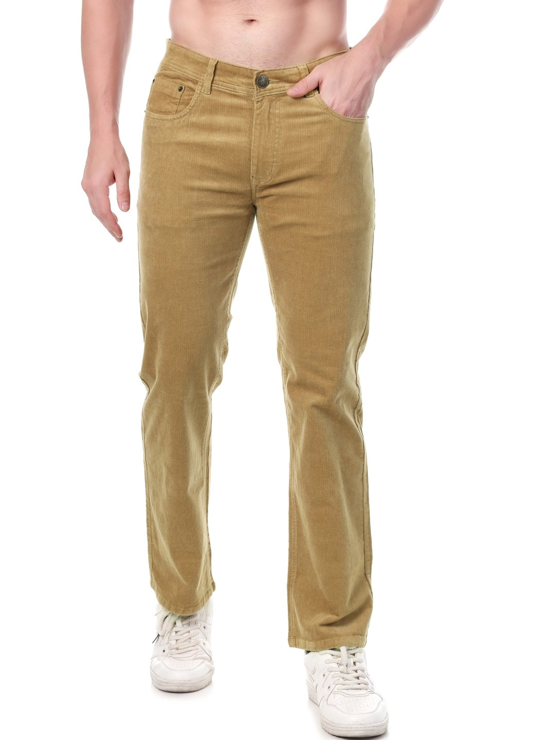 FLAKED Men Smart Straight Fit Mid-Rise Bleached Stretchable Jeans