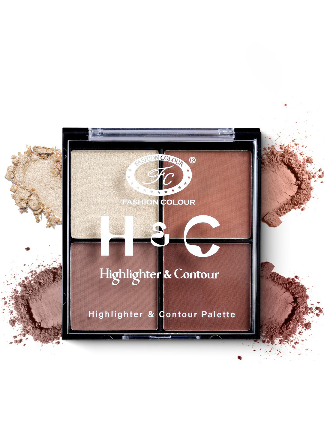 Fashion Colour H & C Highlighter & Contour Palette - FCCC02