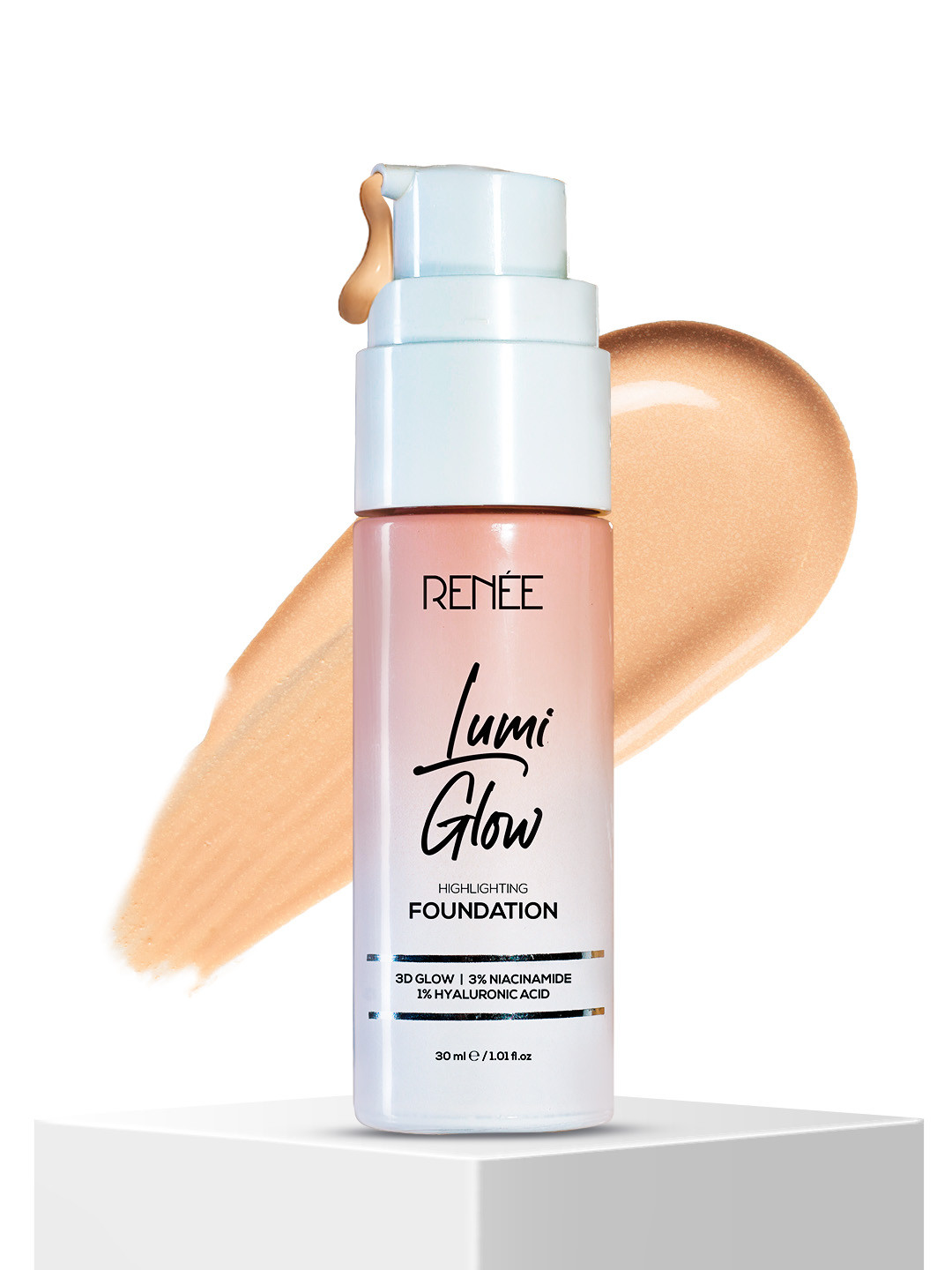 Renee Lumi Glow Highlighting Foundation With 3D Glow - 30 ml - Glazed Bronze