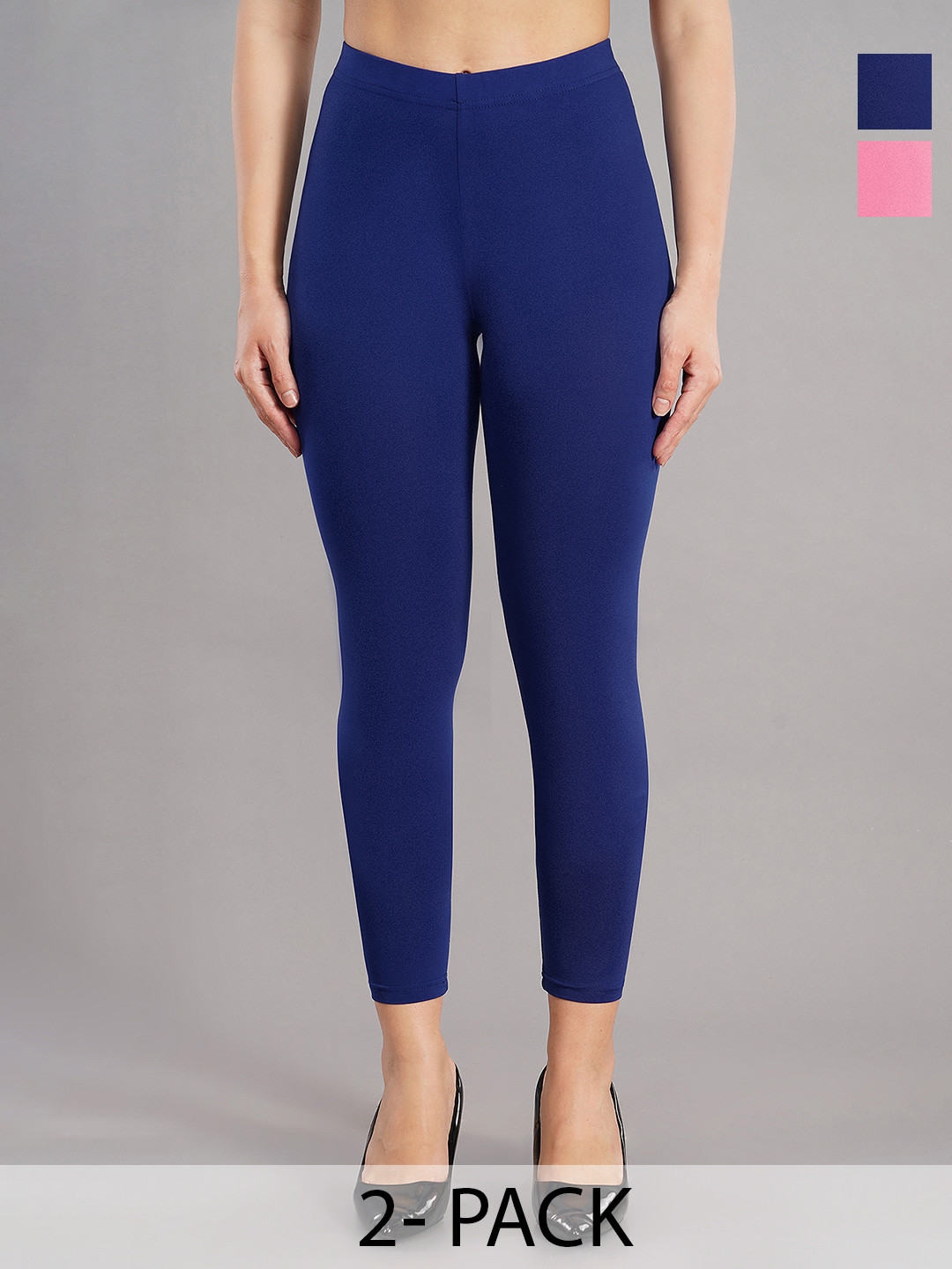 Avaasa Buy Shruthi Pack Of 2 Viscose Rayon Ankle Length Leggings