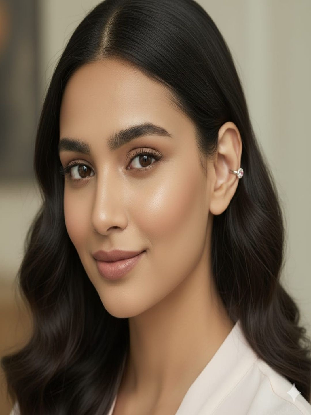 ROYAL NEEDS Circular Ear Cuff Earrings