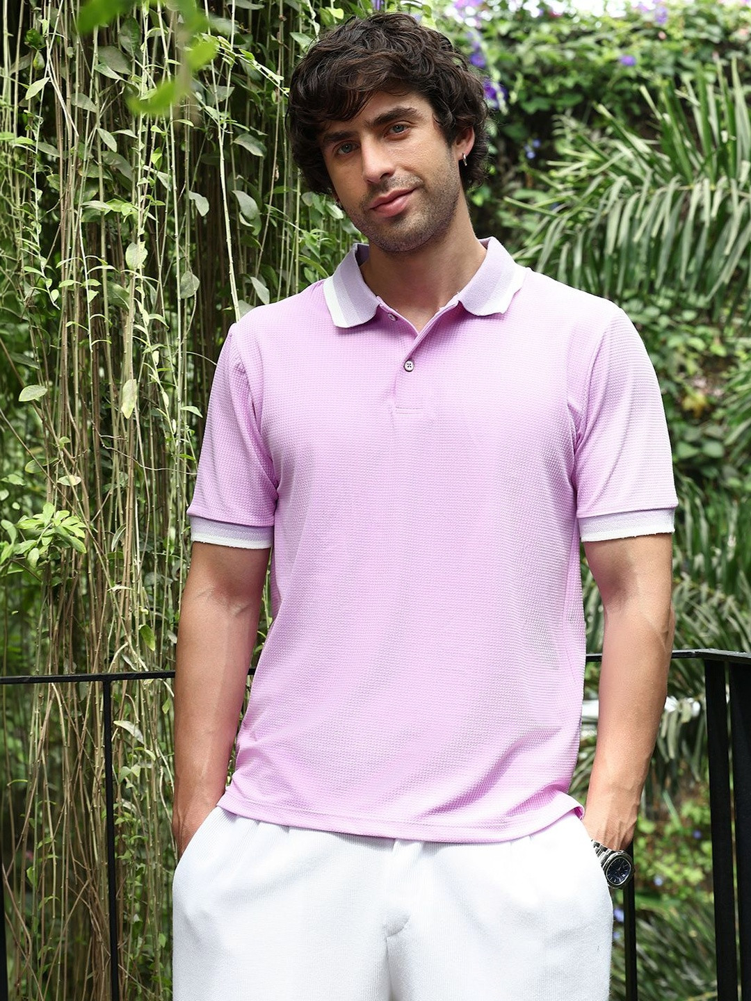 CAHOOT Men Polo Collar T-shirt