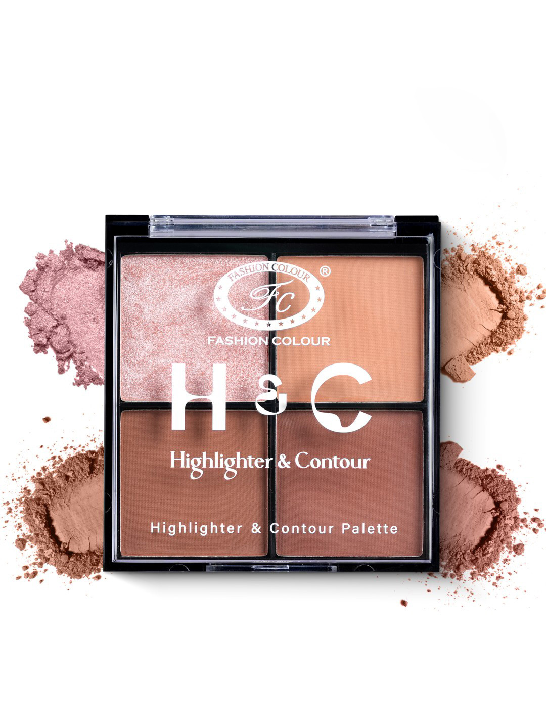Fashion Colour H & C Highlighter & Contour Palette - FCCC03