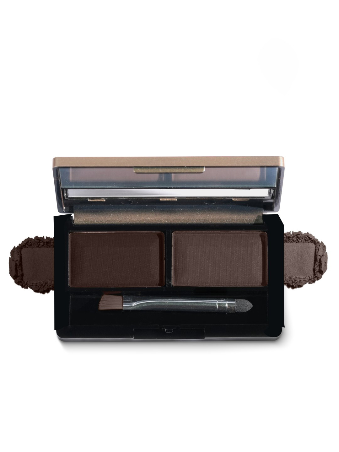 Fashion Colour Satiny Touch Dual Eyebrow Powder - Brown