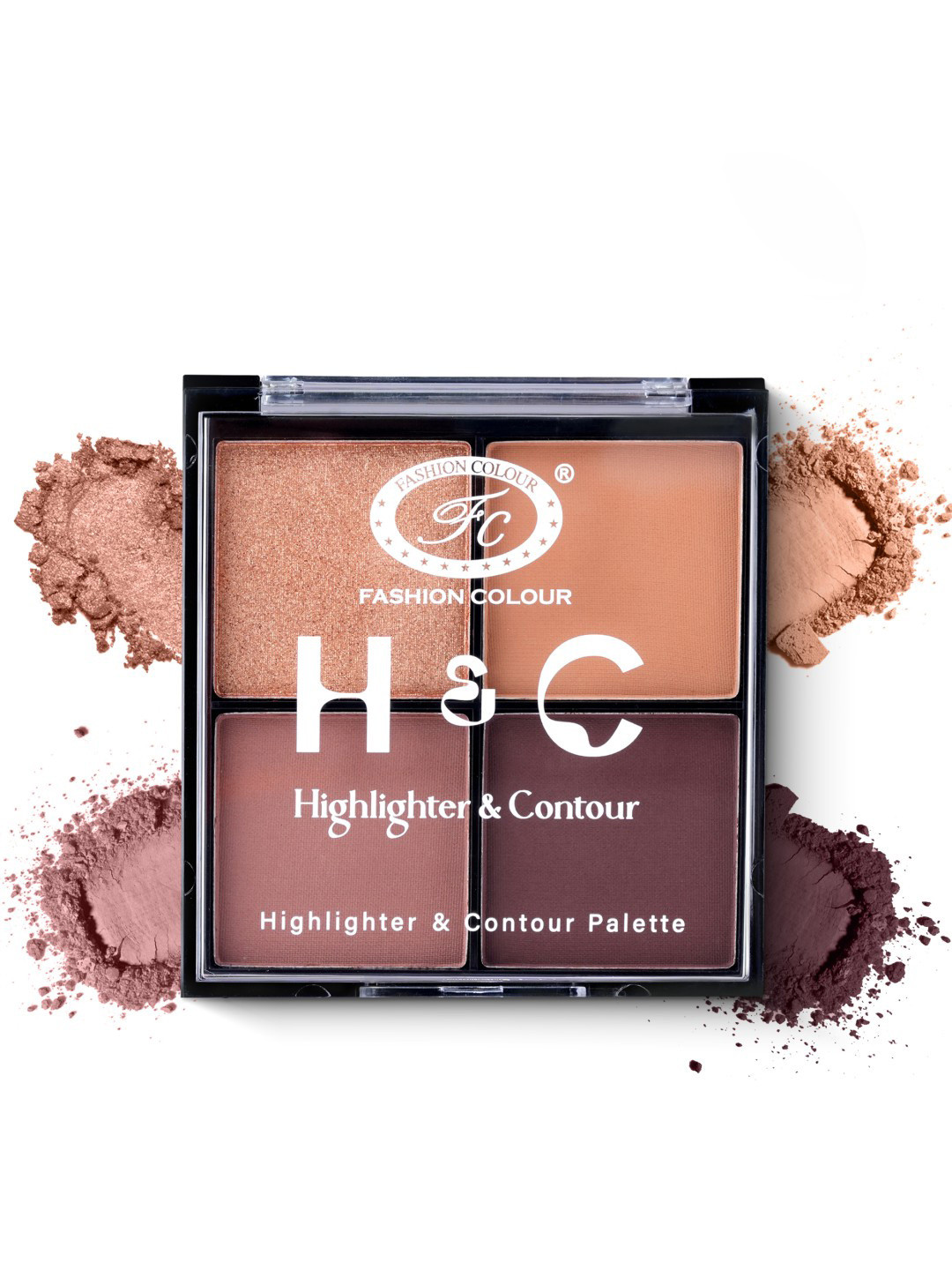 Fashion Colour H & C Highlighter & Contour Palette - FCCC01