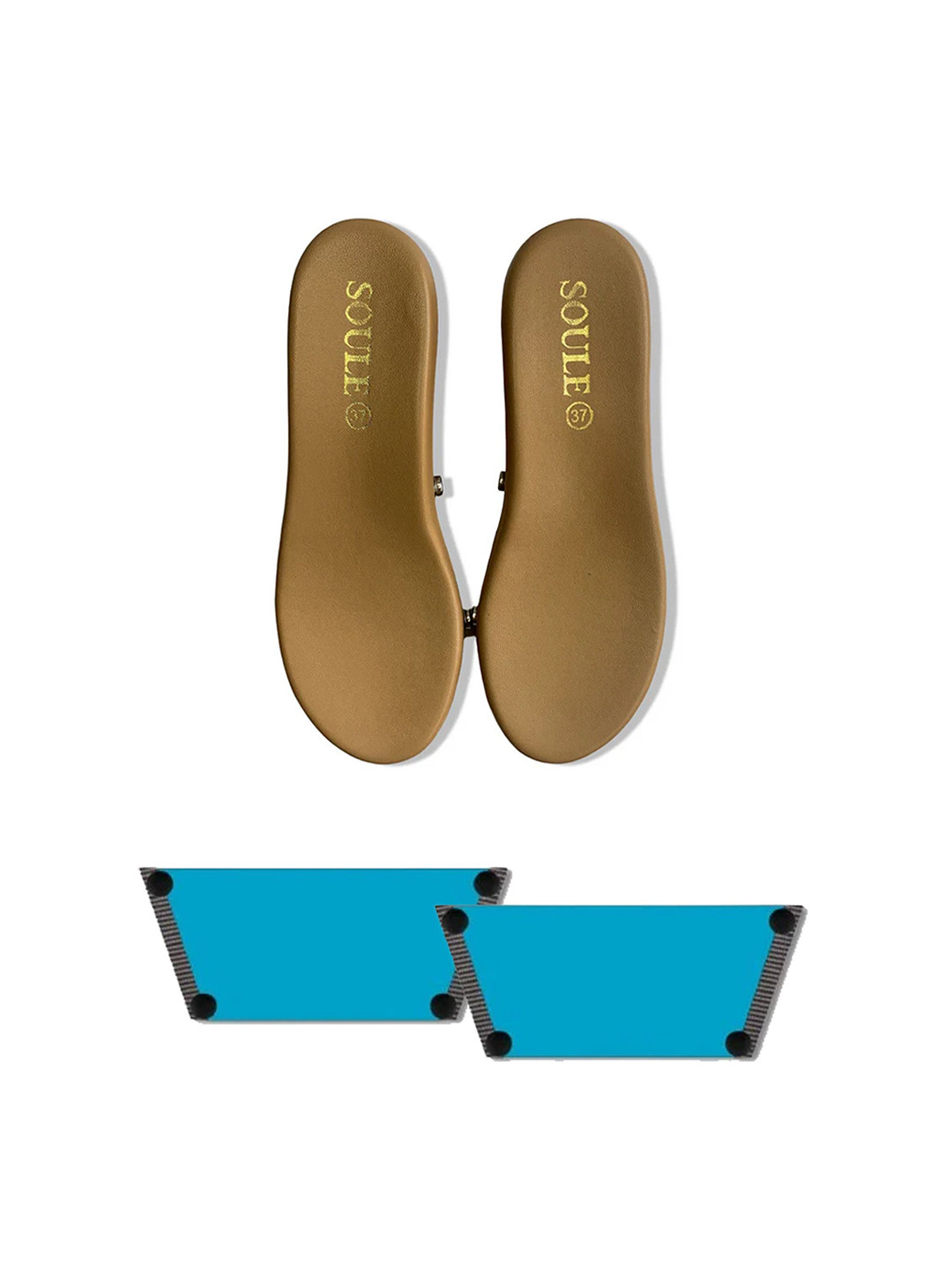 Soule Footwear Women Wedge Heels-1-Sole & 1-Strap