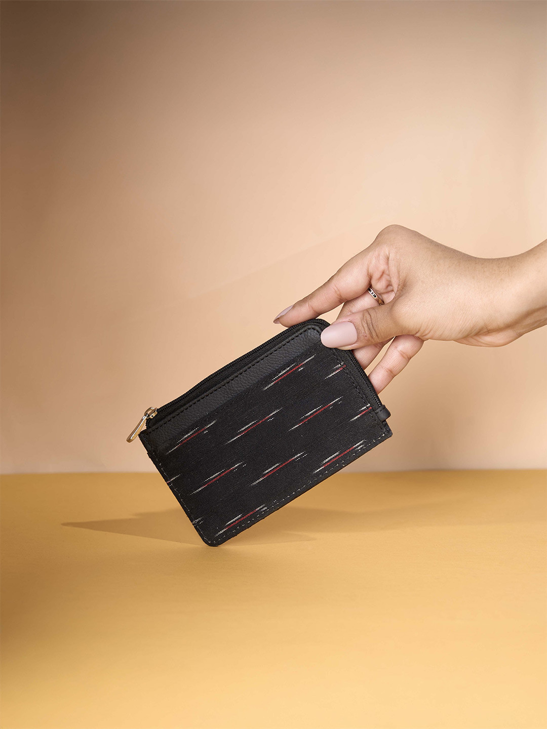 ZOUK Women Printed PU Card Holder