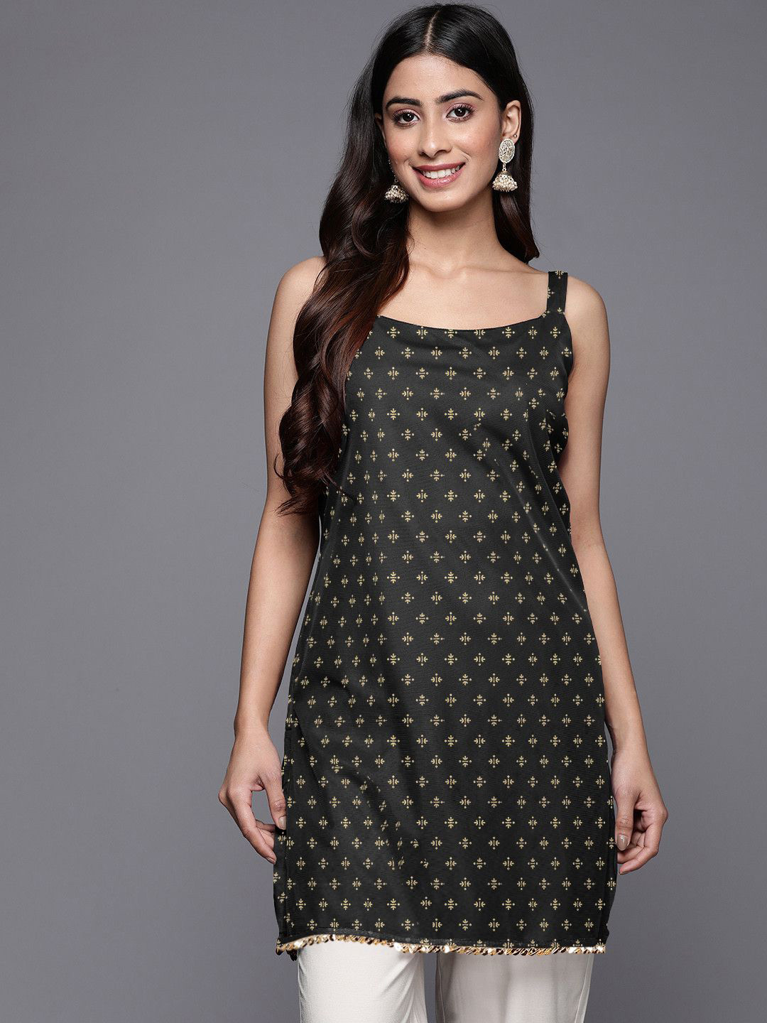 Ahalyaa Printed Straight Kurta