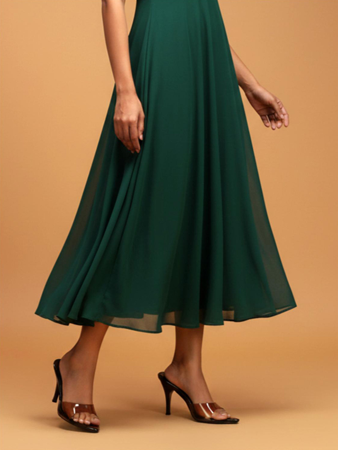 STARTOES 3 inches High-Top Stiletto Sandals Heel