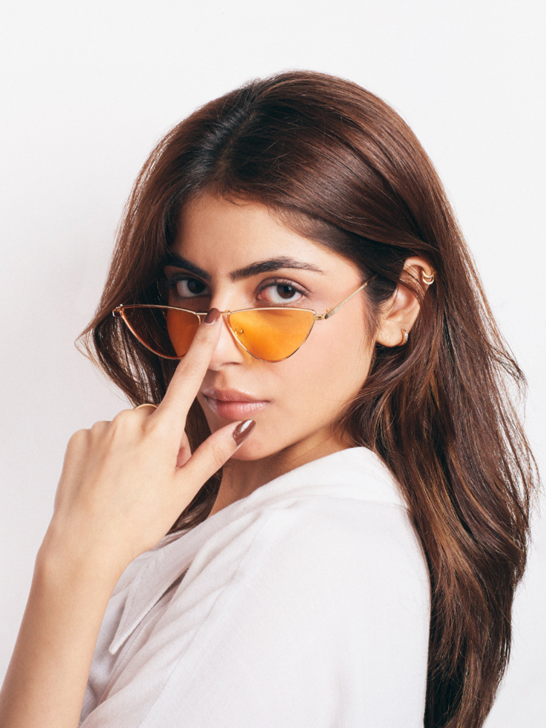 SALTY Women Yellow Mellowtop Cat Eye Sunglasses SG0040-G-YL